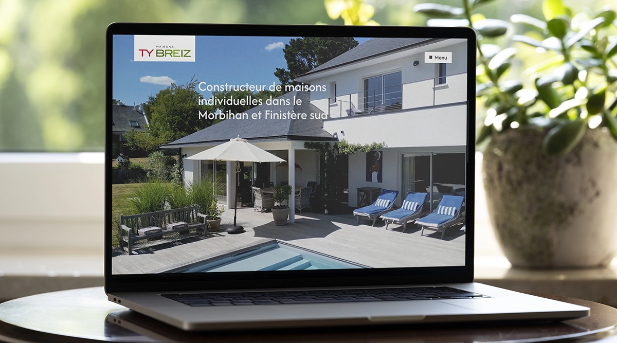 creation du site internet constructeur de maison ty breiz dans le morbihan a vannes par agenbce web azelty