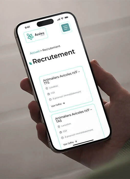 Azalea_site internet pour les entreprises de services