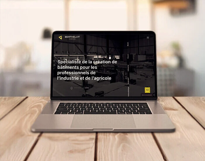 Berthelot_Charpentes_creation site internet bâtiment