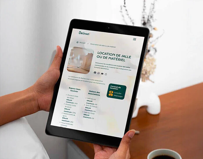 Brehan_agence web azelty vannes creation site internet mairie et collectivite_Ipad