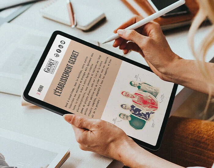 Gesret_site internet pour les entreprises de services