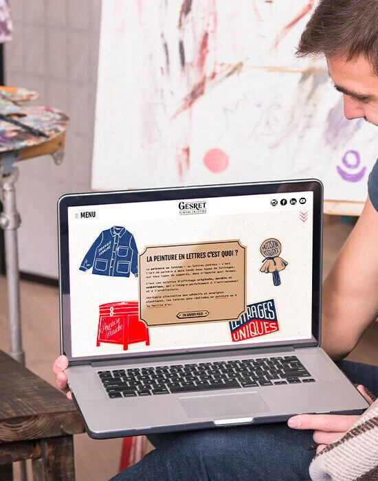 Gesret_site internet pour les entreprises de services