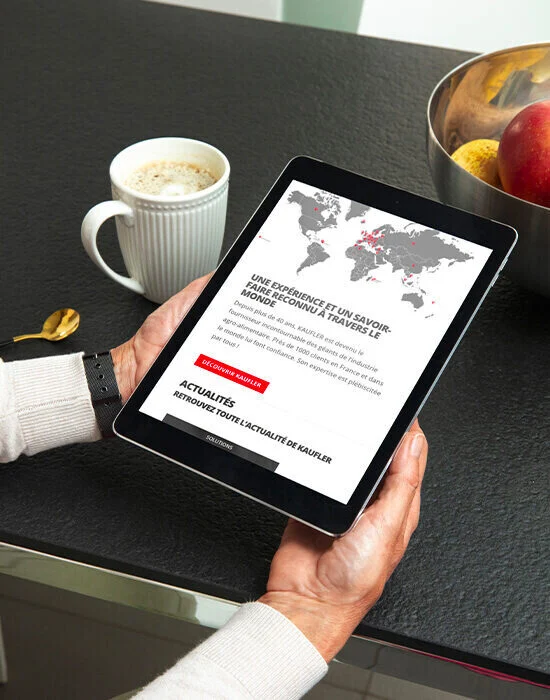 Kaufler_agence creation site internet vannes Azelty creation site web industrie_Ipad