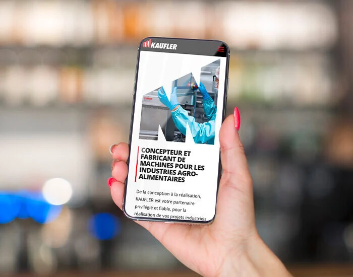 Kaufler_agence creation site internet vannes Azelty creation site web industrie_Telephone