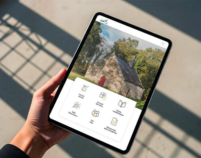 Malguenac_agence web azelty vannes creation site internet mairie et collectivite_Ipad