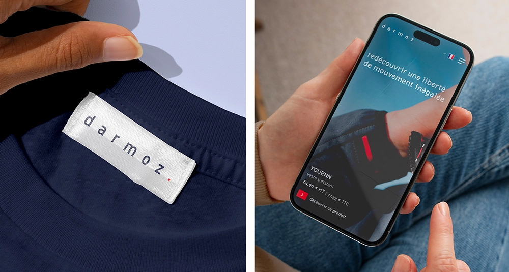 Création du site internet e-commerce Darmoz par l'agence web Azelty