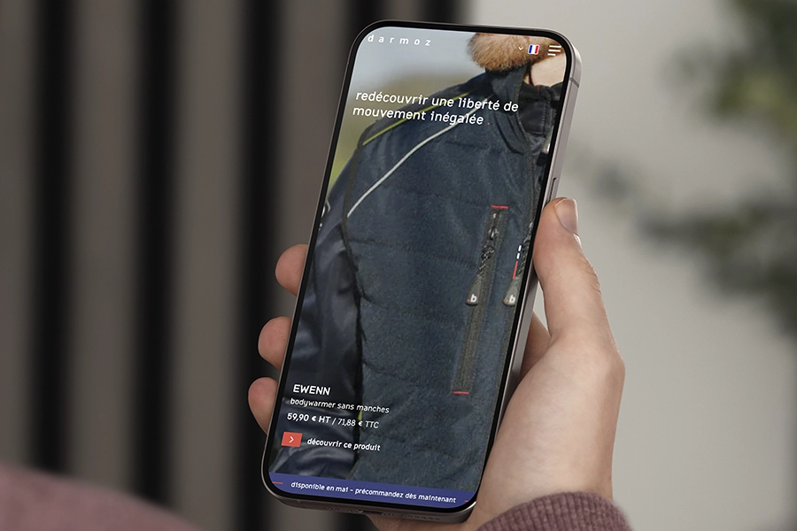 création du site internet darmoz - agence web azelty à Vannes