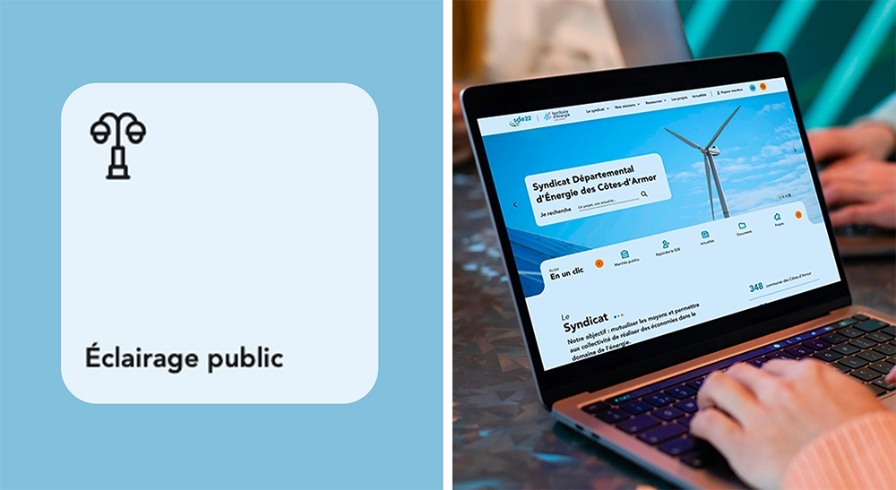 Refonte du site internet du SDE22 - Agence web Azelty