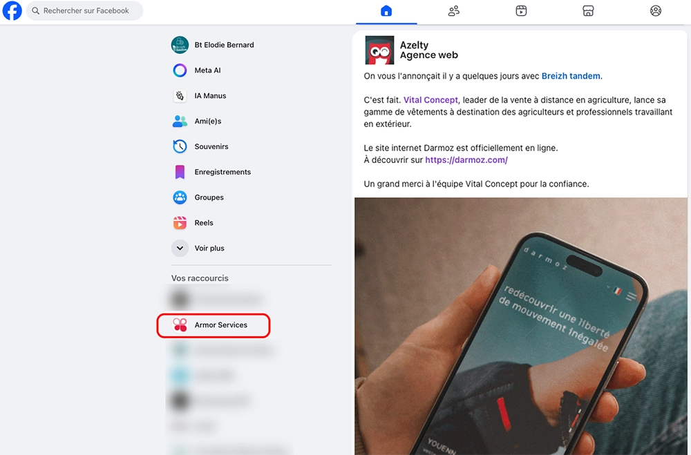 1 - aller sur votre page facebook - ajouter un administrateur a une page facebook