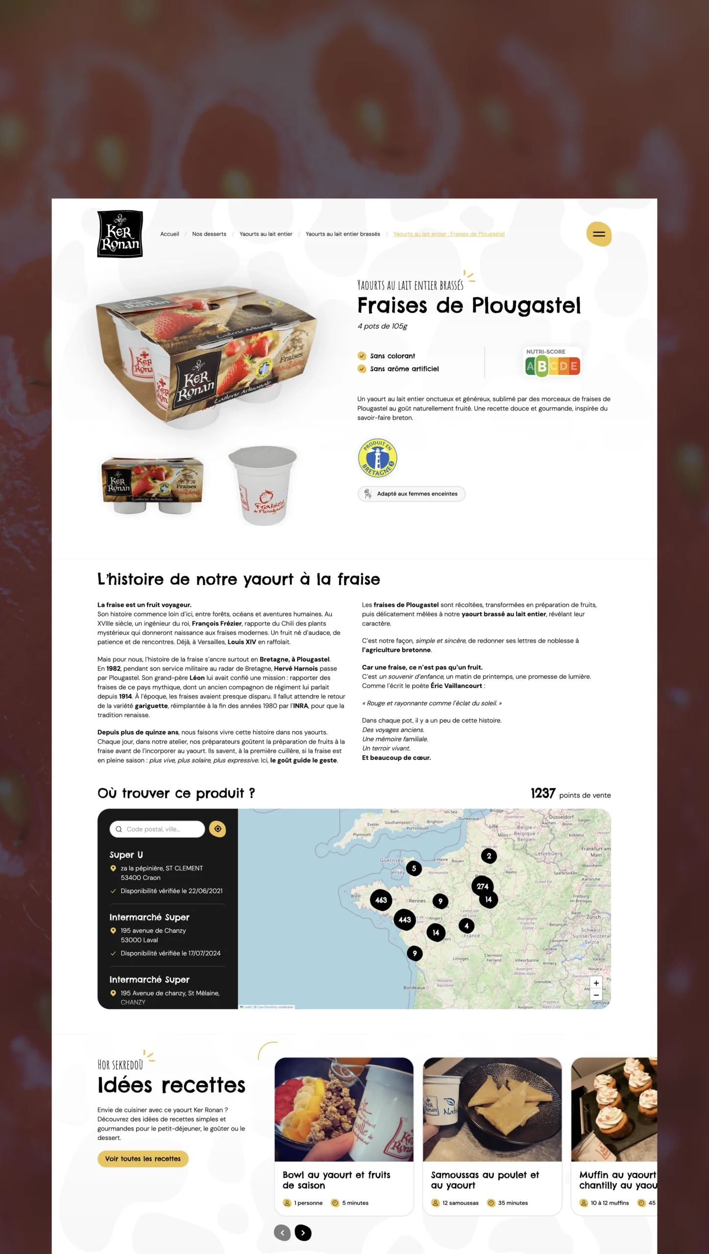 refonte du site internet agro alimentaire azelty agence web bretagne