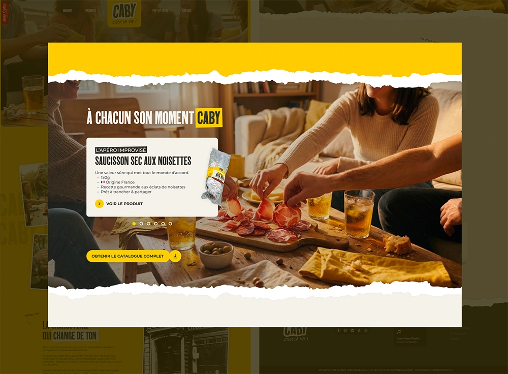 Refonte du site internet Caby - Azelty agence web Vannes Saint-brieuc Lorient - Bretagne